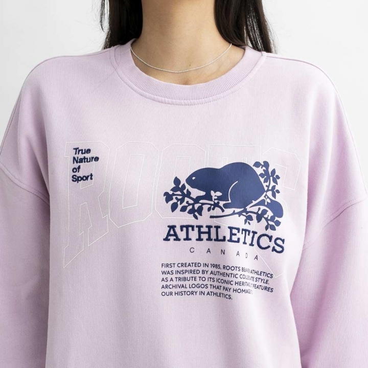 MODERN CLASSIC SWEATSHIRTRoots女裝- MODERN CLASSIC 圓領上衣