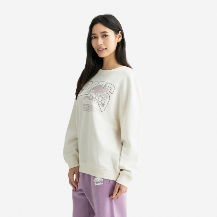 MODERN CLASSIC SWEATSHIRTRoots女裝- MODERN CLASSIC 圓領上衣