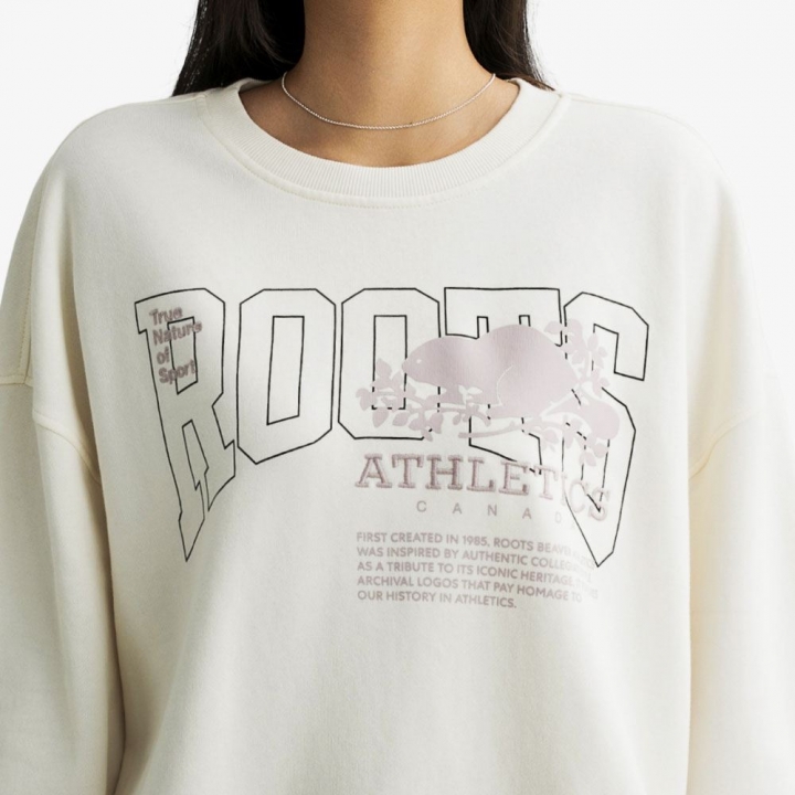 MODERN CLASSIC SWEATSHIRTRoots女裝- MODERN CLASSIC 圓領上衣