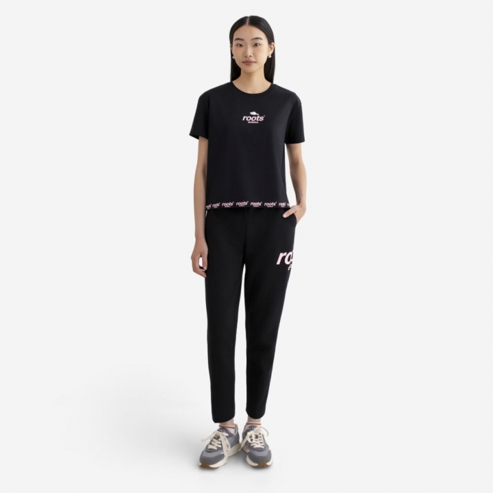 NOCTURNAL OPEN BOTTOM SWEATPANTRoots女裝- NOCTURNAL OPEN BOTTOM 棉褲