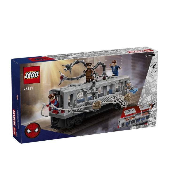 LEGO 樂高 Super Heroes系列 76321 蜘蛛人大戰八爪博士地鐵列車場景