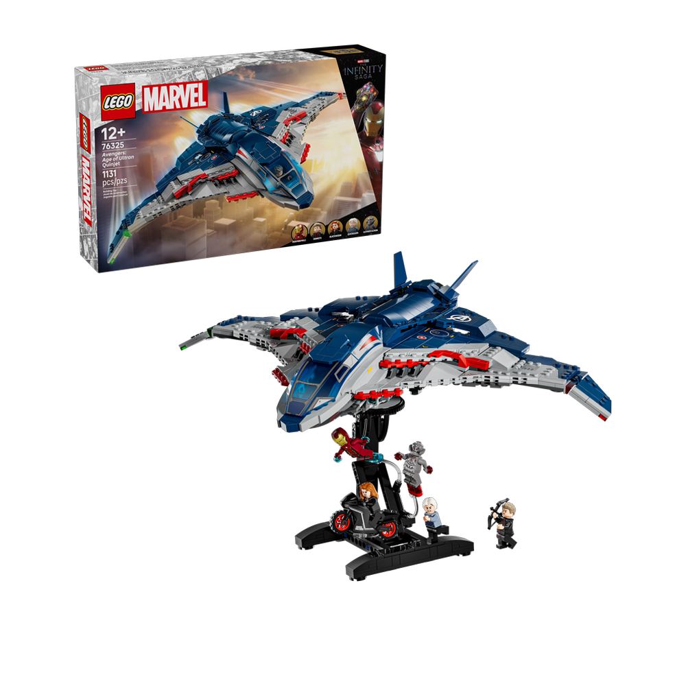 LEGO LEGO 樂高 Super Heroes系列 76325 復仇者聯盟2：奧創紀元 昆式戰機