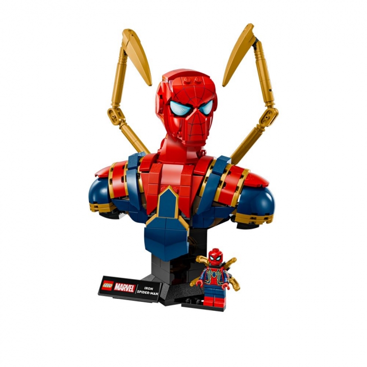 LEGO 76326 鋼鐵蜘蛛人半身像