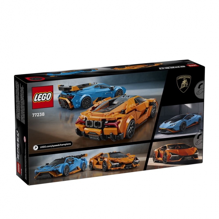 LEGO 樂高 77238 Lamborghini Revuelto 和 Huracán STO