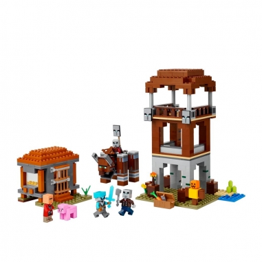 LEGO 樂高 Minecraft系列 21278 掠奪者基地與巨獸