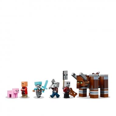 LEGO 樂高 Minecraft系列 21278 掠奪者基地與巨獸