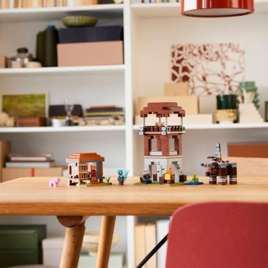 LEGO 樂高 Minecraft系列 21278 掠奪者基地與巨獸