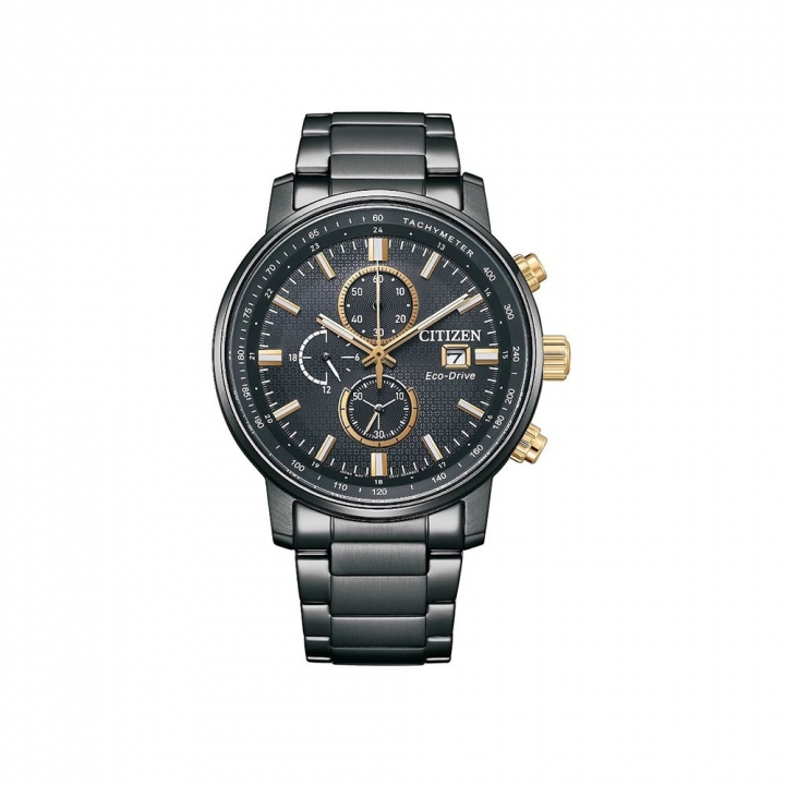 Citizen Chronograph Series Men s Watch 43MM- CA0846-81ECITIZEN星辰 Chronograph系列 亞洲限定 光動能計時腕錶-黑