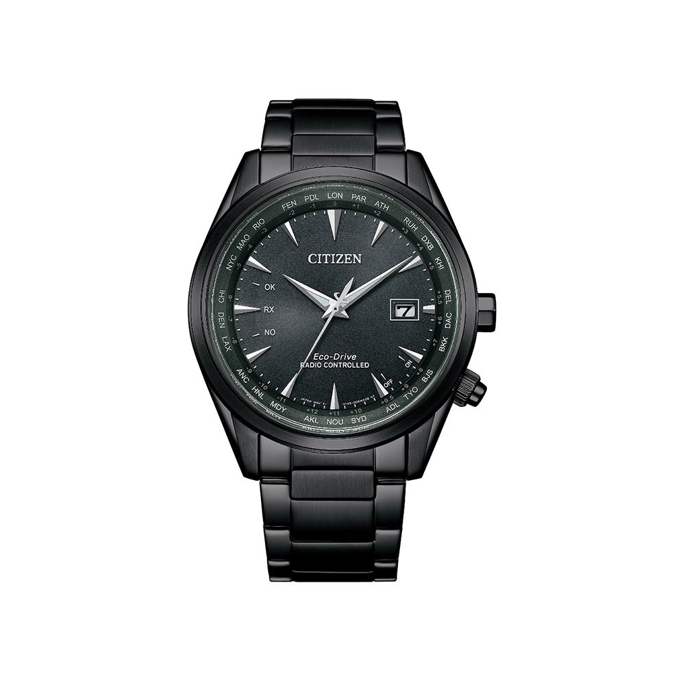 Citizen CITIZEN星辰 GENT S系列萬年曆腕錶-黑