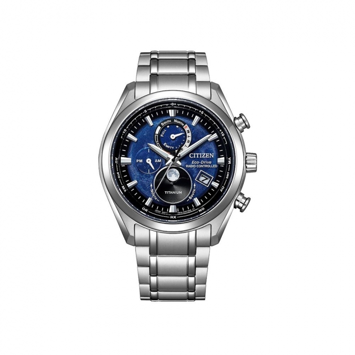 Citizen GENTS Men s Watch 43MM- BY1010-81LCitizen GENTS 光動能全球電波月相男錶