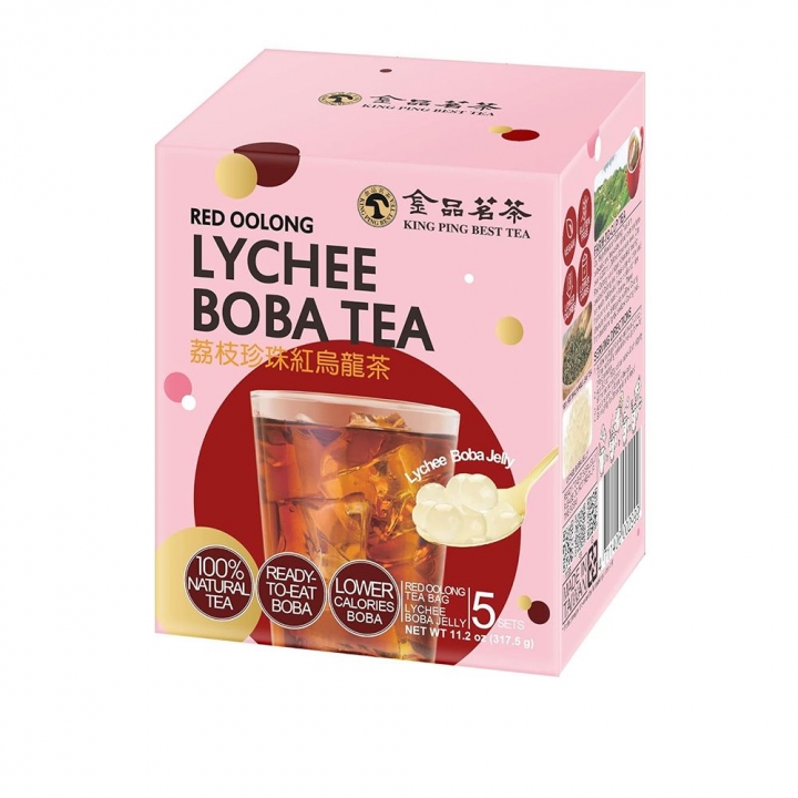 Kingpingbesttea 金品茗茶｜荔枝珍珠紅烏龍茶