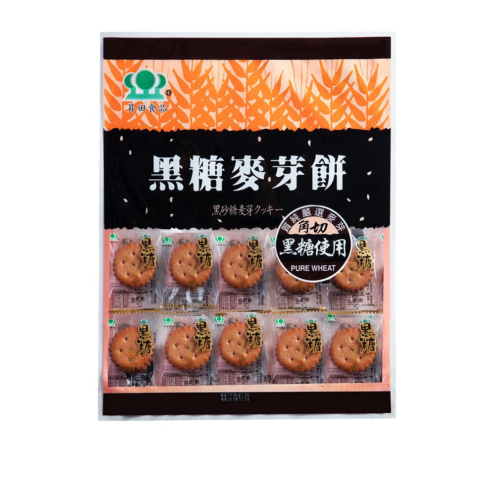 昇田 昇田|懷舊古早味黑糖麥芽餅袋裝分享包