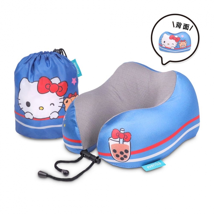 Sanrio 三麗鷗 HELLO KITTY頸枕 深藍