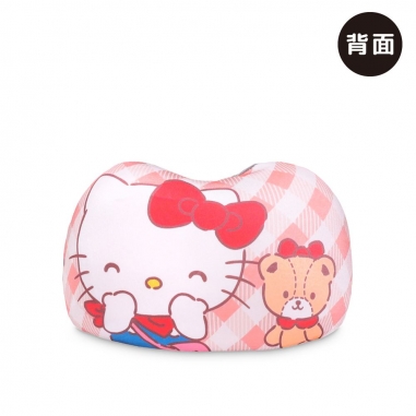 Sanrio三麗鷗｜機場免稅限定HELLO KITTY  U型旅行頸枕 格紋紅