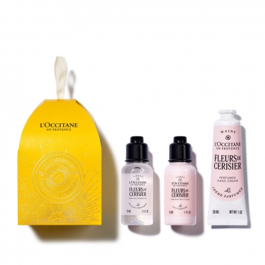 L'Occitane歐舒丹 《聖誕限定》甜蜜櫻花掛飾小禮盒（2024節日限定）