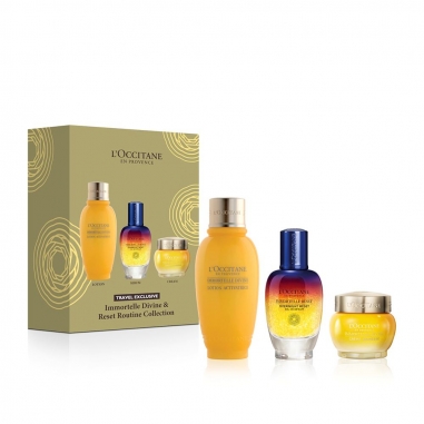 L'Occitane歐舒丹 蠟菊晚安修護及賦活三件禮盒