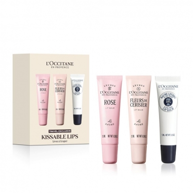 L'Occitane歐舒丹 水嫩保濕潤唇膏三重奏套裝