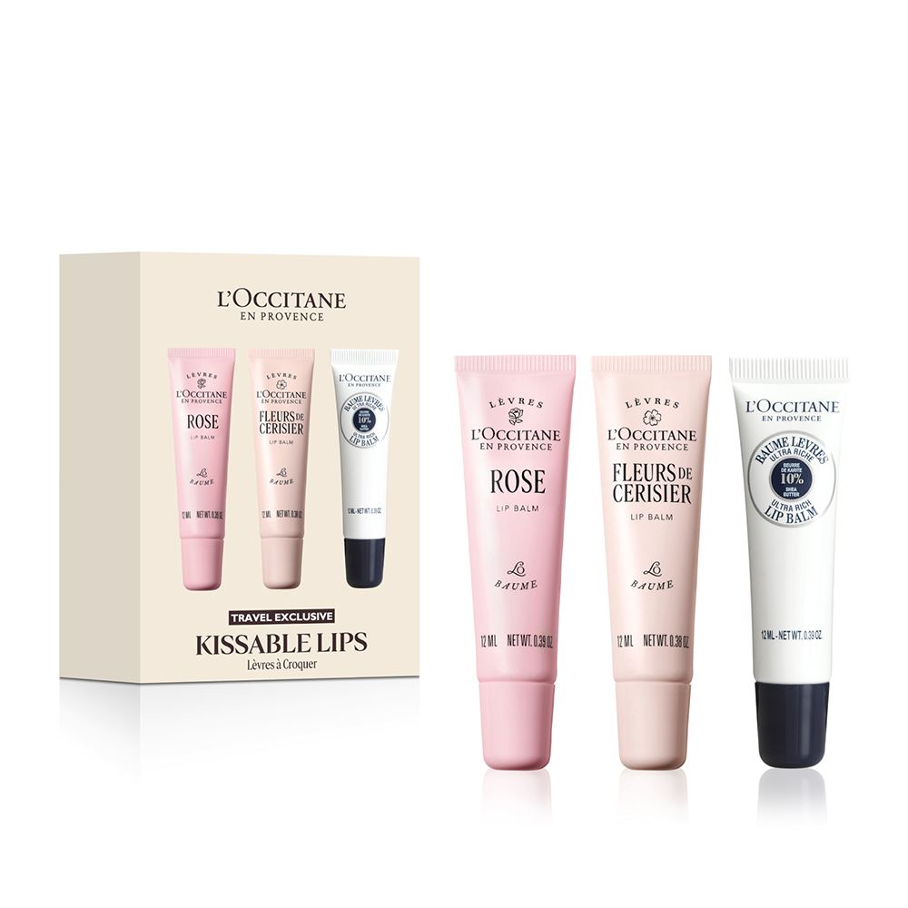L'Occitane 水嫩保濕潤唇膏三重奏套裝