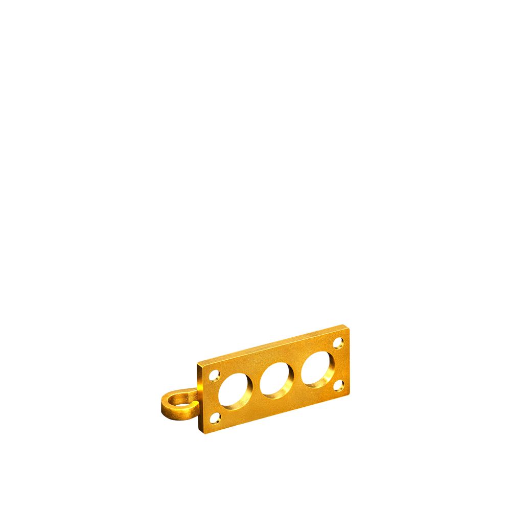 KIM-A: TP_2x4黃銅項鍊配件