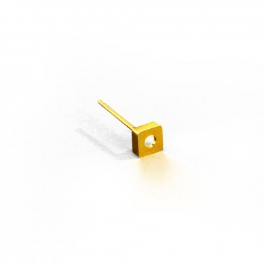 TE_1x1黃銅耳環配件
