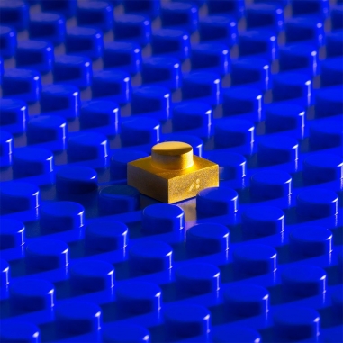 GOLD BUILDING BLOCKkim-a: A_1X1純金積木