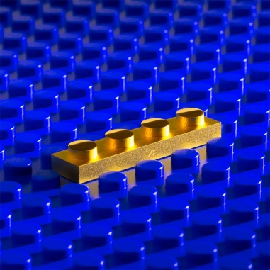 GOLD BUILDING BLOCKkim-a: A_1X4純金積木
