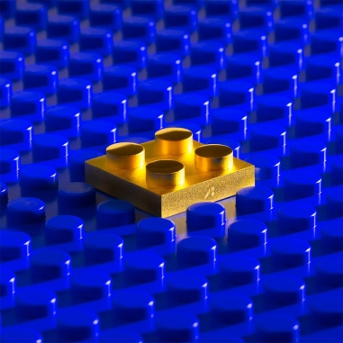 GOLD BUILDING BLOCKkim-a: A_2X2純金積木