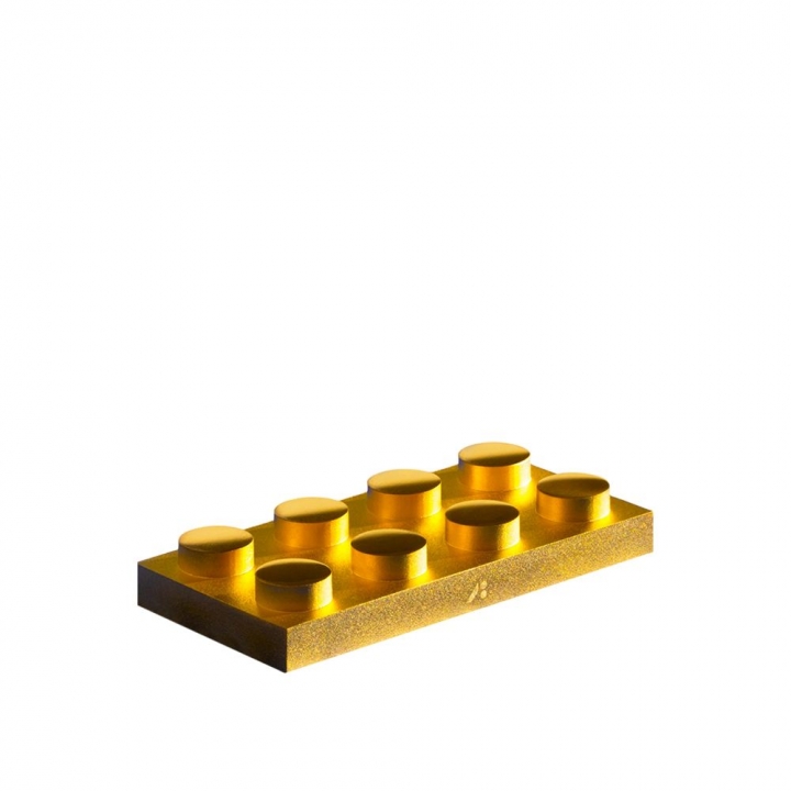GOLD BUILDING BLOCKkim-a: A_2X4純金積木