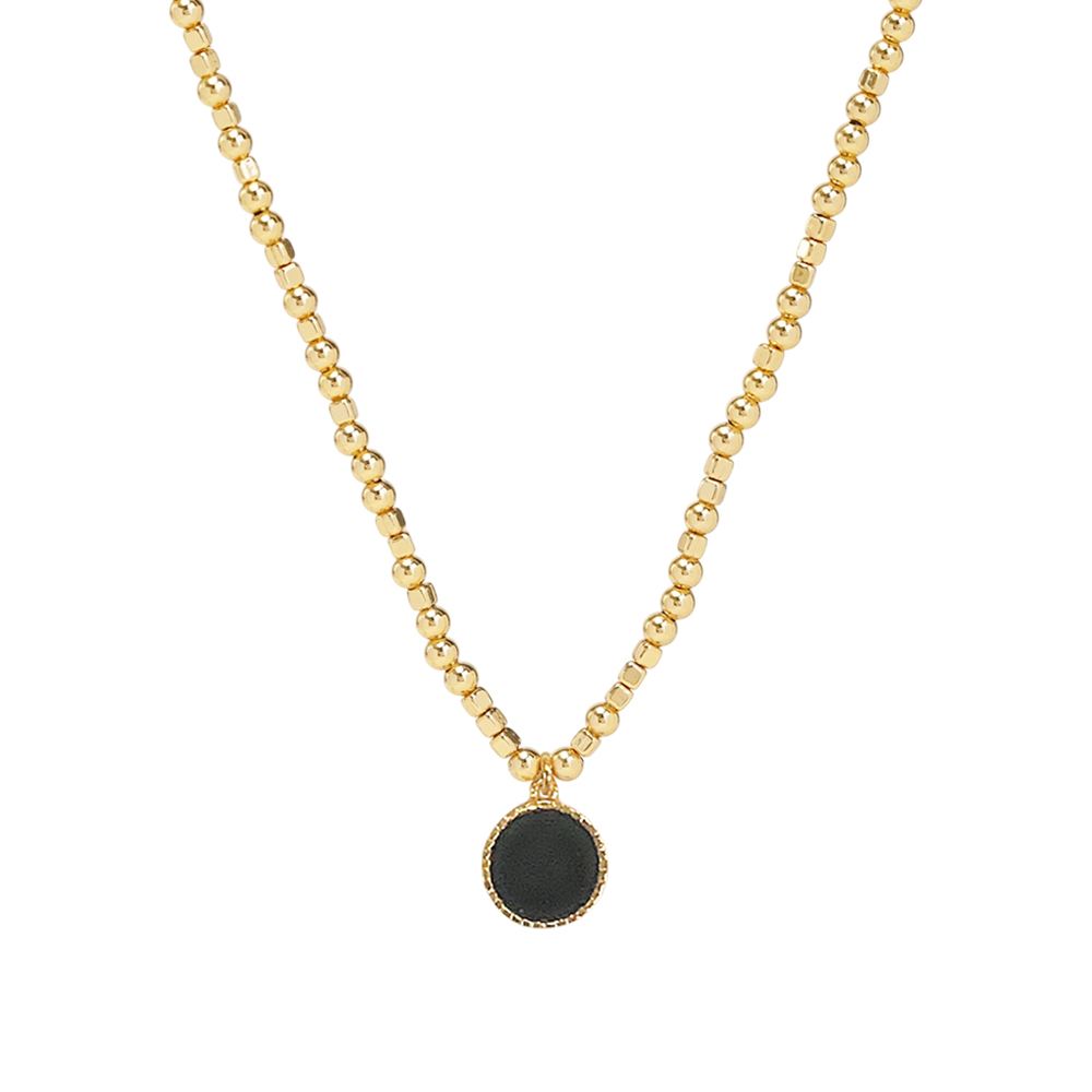 Power Crystal 每日好運計畫_幾何流金純銀項鍊