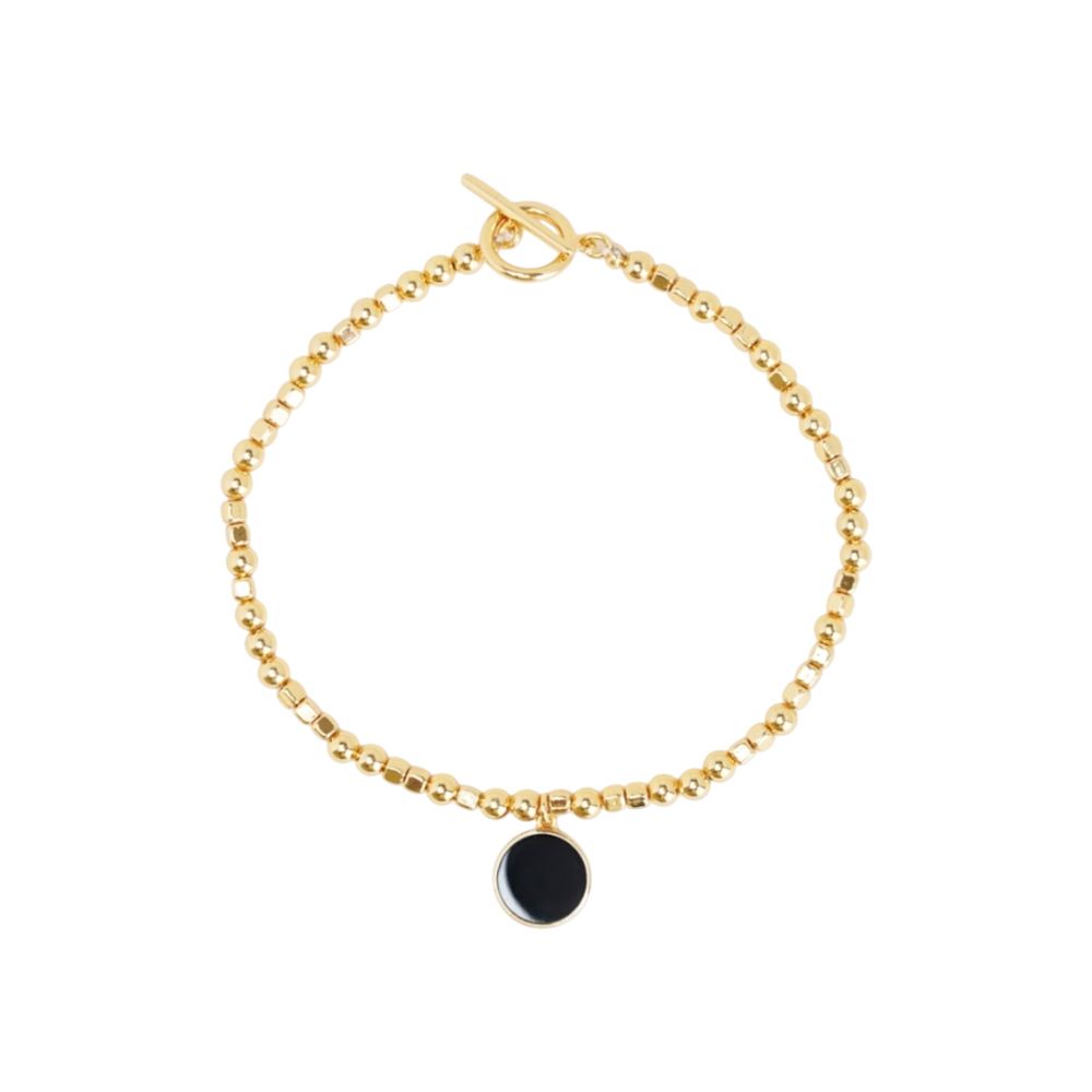 Power Crystal 每日好運計畫_幾何流金純銀手鍊