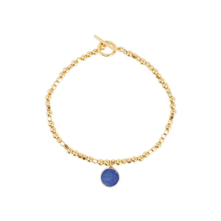 每日好運計畫_幾何流金純銀手鍊