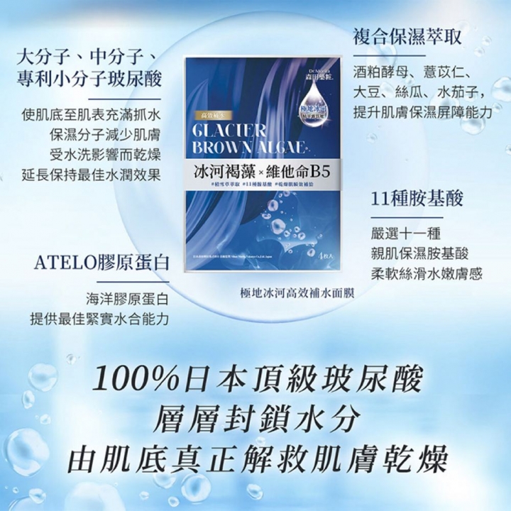 Dr.Morita - 森田藥粧|極地冰河高效補水面膜組 25片入_84633-266606_大圖