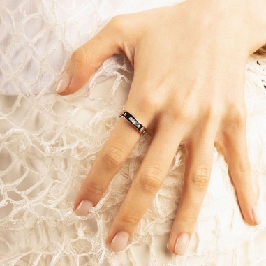 MORSE CODE SMILE RINGMORSE CODE SMILE 戒指