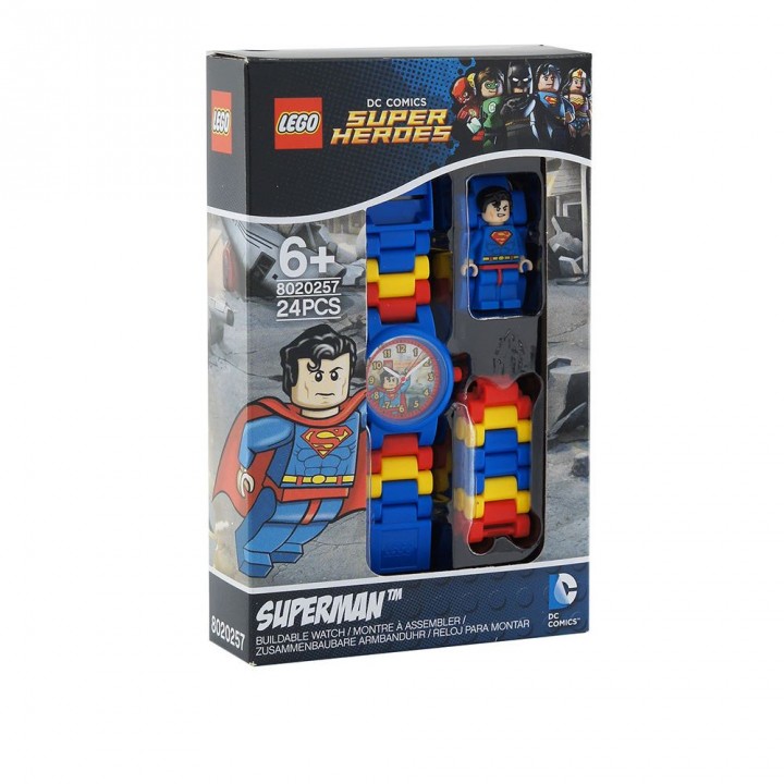LEGO樂高 DC超級英雄系列手錶-超人