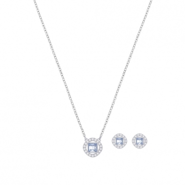Swarovski施華洛世奇 ANGELIC SQUARE 耳墜組