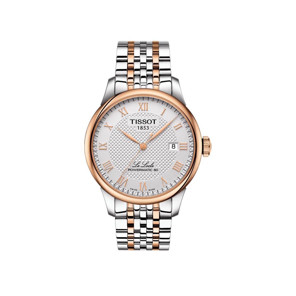 TISSOT 新動力 Powermatic 80 Le Locle力洛克圖騰紋機械錶