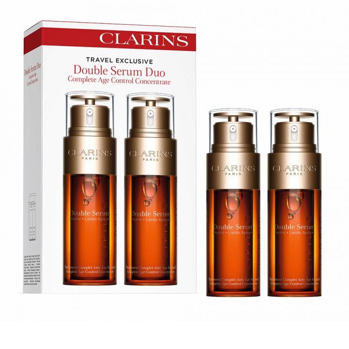 CLARINS克蘭詩 黃金雙激萃 超級精華-雙瓶裝特惠組