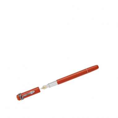 Montblanc萬寶龍(精品) 傳承紅與黑系列鋼筆-珊瑚紅