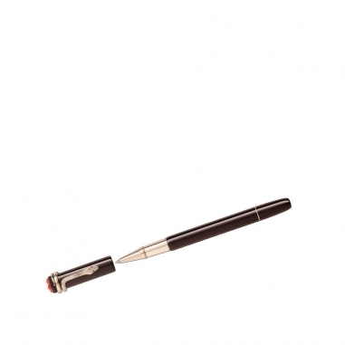 Montblanc萬寶龍(精品) 傳承紅與黑特殊系列鋼珠筆-深棕色