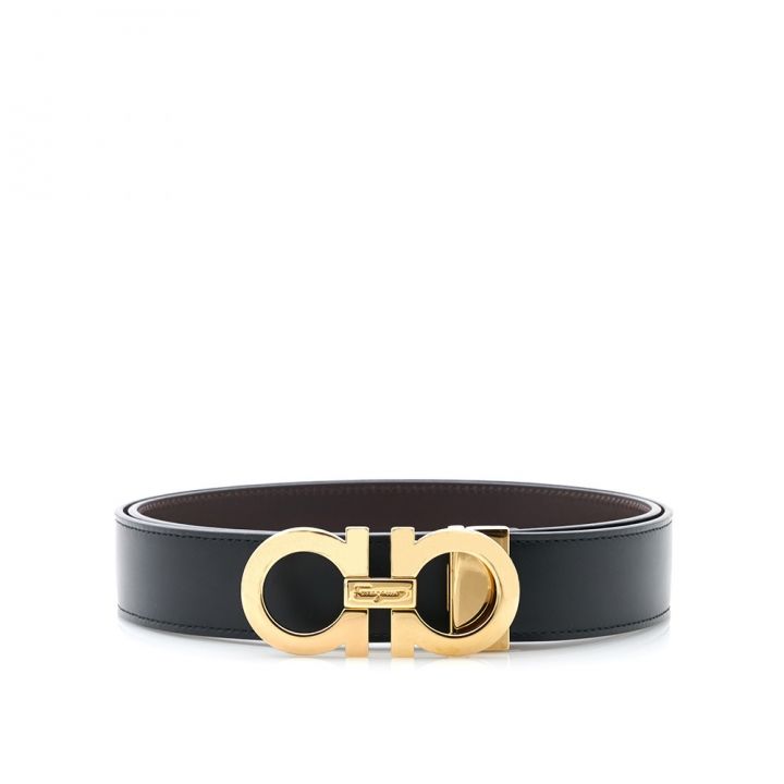 Salvatore Ferragamo費拉格慕 SFA GANCIO 3.5CM 雙面皮帶