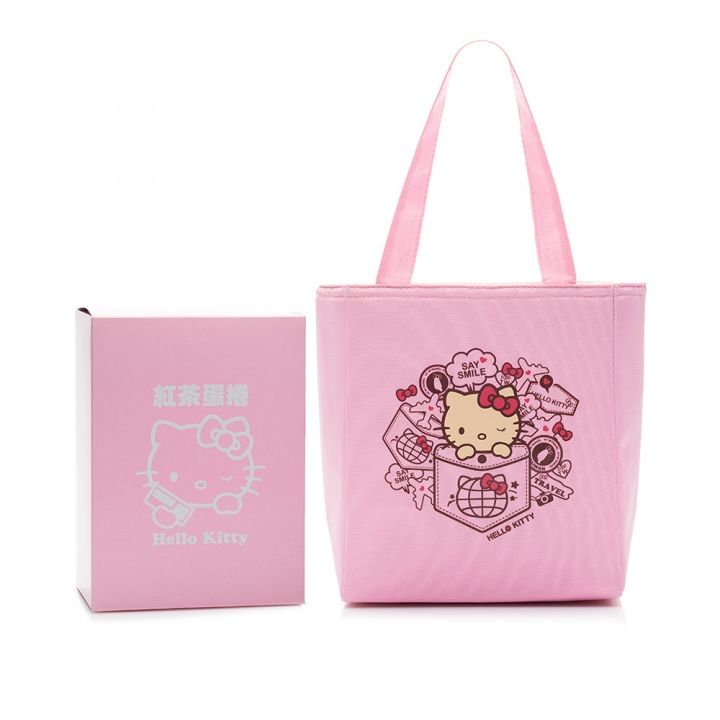 Hello KittyHello Kitty 旅行Kitty紅茶蛋捲提袋組