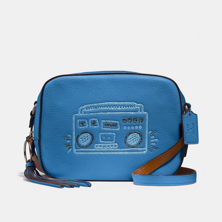 Coach蔻馳(精品) COACH X KEITH HARING CAMERA斜背手袋