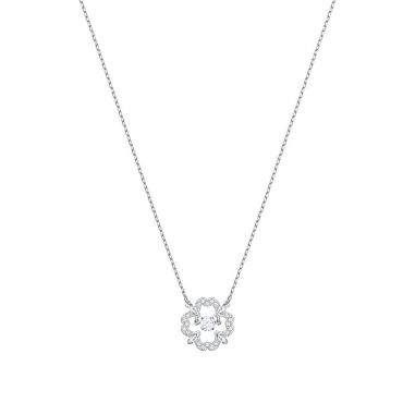 Swarovski施華洛世奇 SS SPARKLING DC:NECKLACE FLOWER CZWH/RHS鏈墜