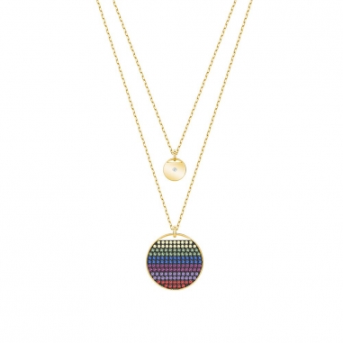 Swarovski施華洛世奇 GINGER:PENDANT LAYER DMUL/GOS鏈墜
