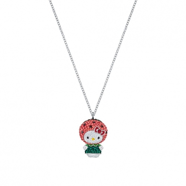 Swarovski施華洛世奇 HELLO KITTY:PENDANT WATERMELON DMUL/RHS鏈墜