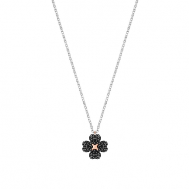 Swarovski施華洛世奇 SS LATISHA:PENDANT FLOWER CRY/JET/MIX鏈墜