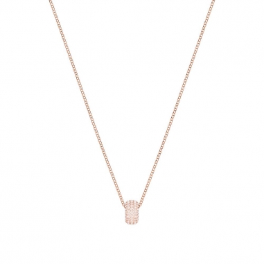 Swarovski施華洛世奇 SS STONE:PENDANT RND SILK/ROS鏈墜