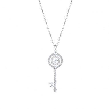 Swarovski施華洛世奇 SPARKLING DC:PENDANT KEY CZWH/CRY/RHS鏈墜