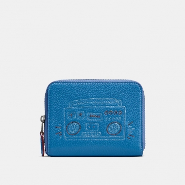 Coach蔻馳(精品) COACH X KEITH HARING小型拉鍊式皮夾
