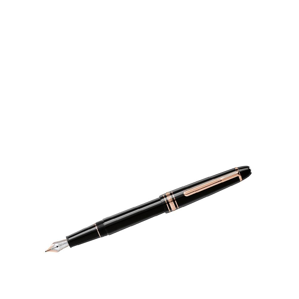Montblanc 大班系列玫瑰金經典款鋼筆-M尖